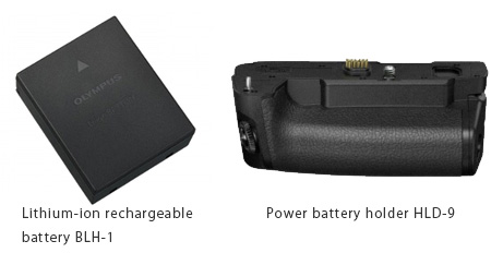 Lithium-ion rechargeable battery BLH-1,power battery holder HLD-9