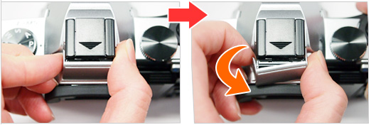 How to remove the accessory port cover